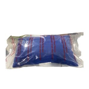 Blue Rectangular Decorative Throw Pillow Soft Textured Accent Cushion New